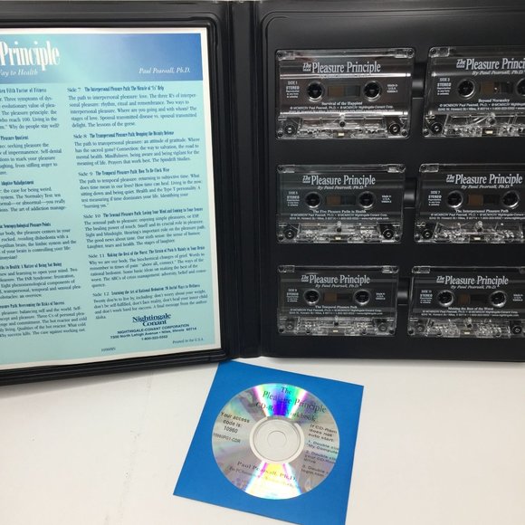 Nightingale The Pleasure Principle Paul Pearsall Cassette Set Audio Books Tape - Picture 2 of 9